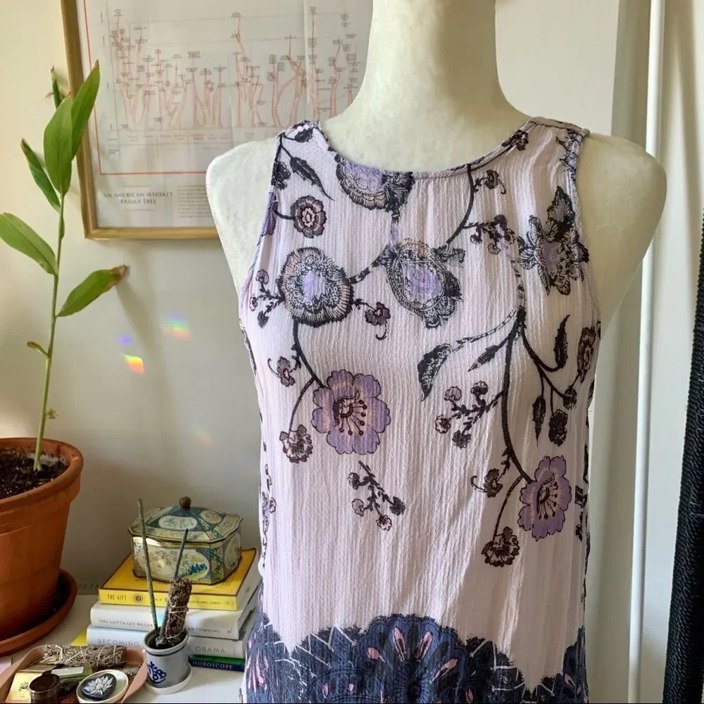 Free People Drop Waist Tank Sun Dress - Picture 2 of 8